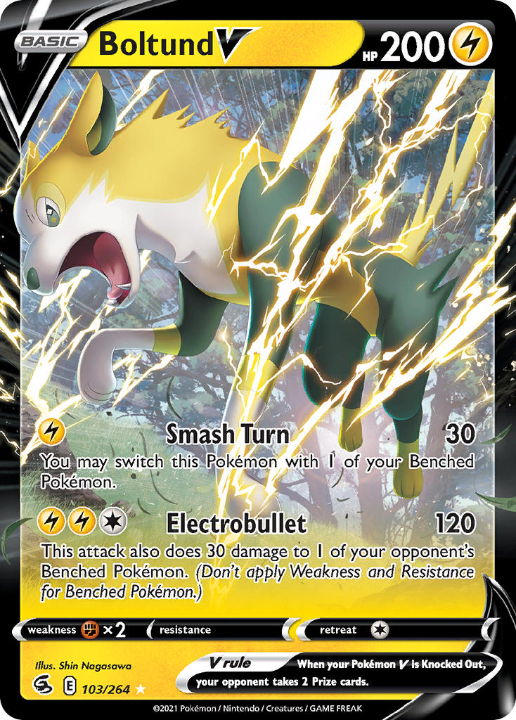 Boltund V - Fusion Strike (Ultra Rare) [FST-103] English / Near Mint / Normal