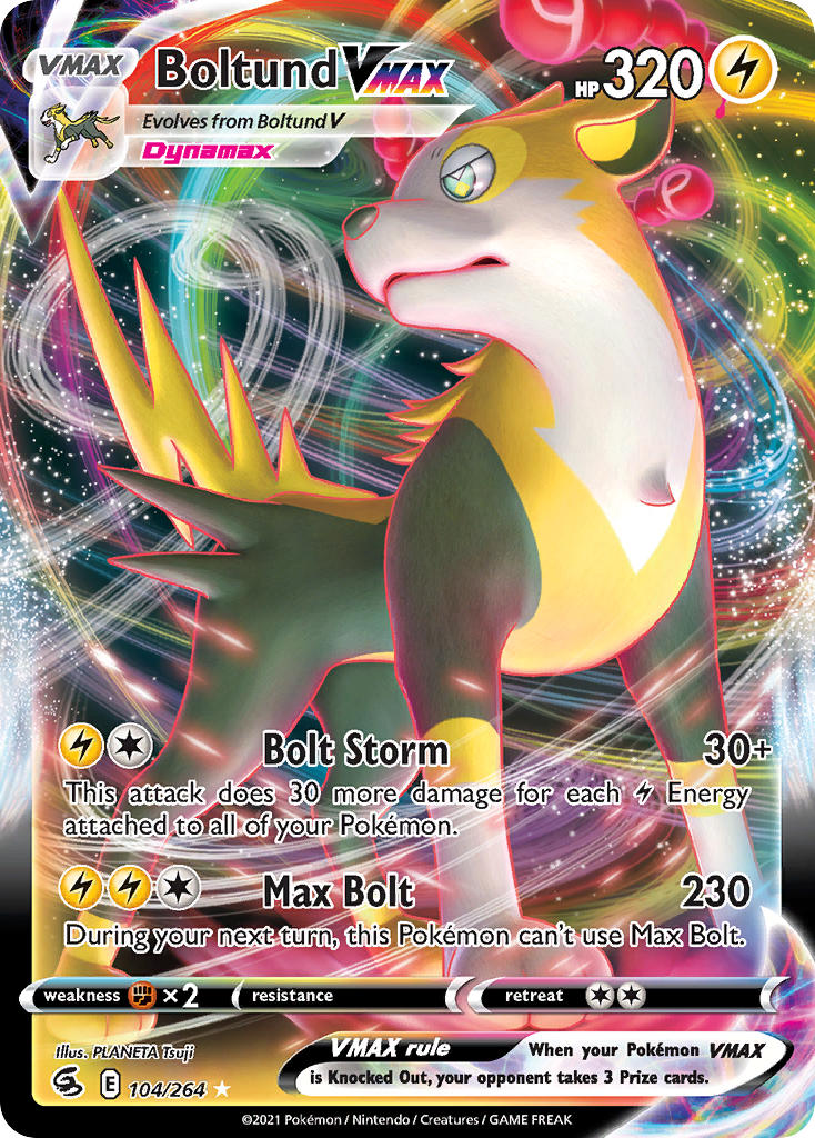 Boltund VMAX - Fusion Strike (Ultra Rare) [FST-104] English / Near Mint / Normal