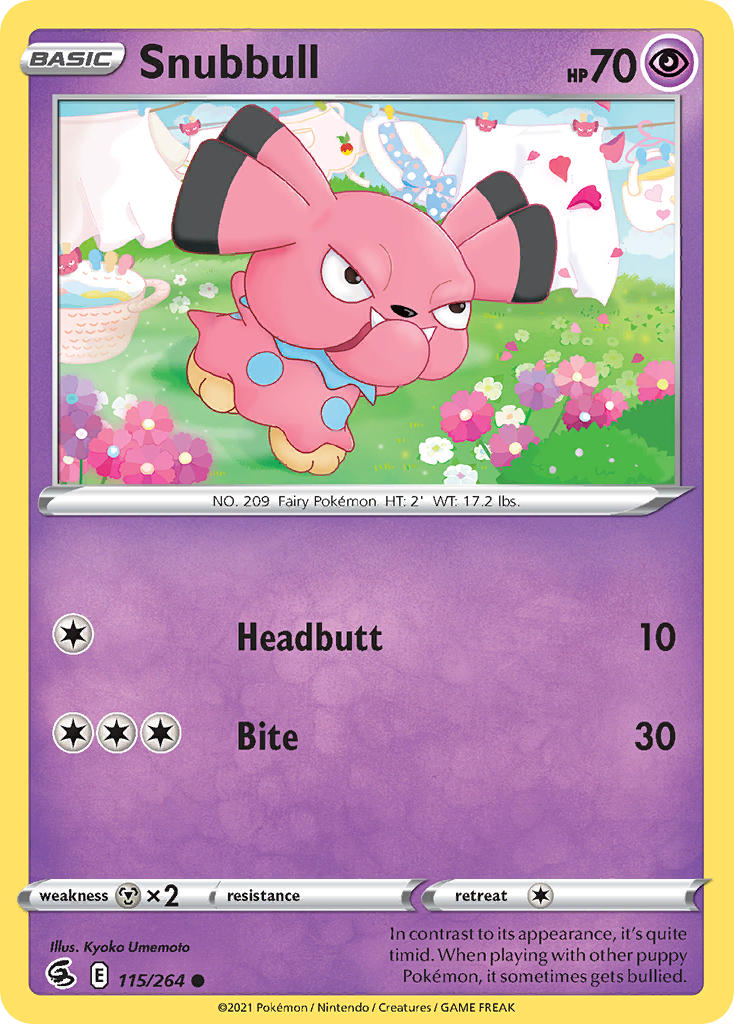Snubbull - Fusion Strike (Common) [FST-115] English / Near Mint / Normal