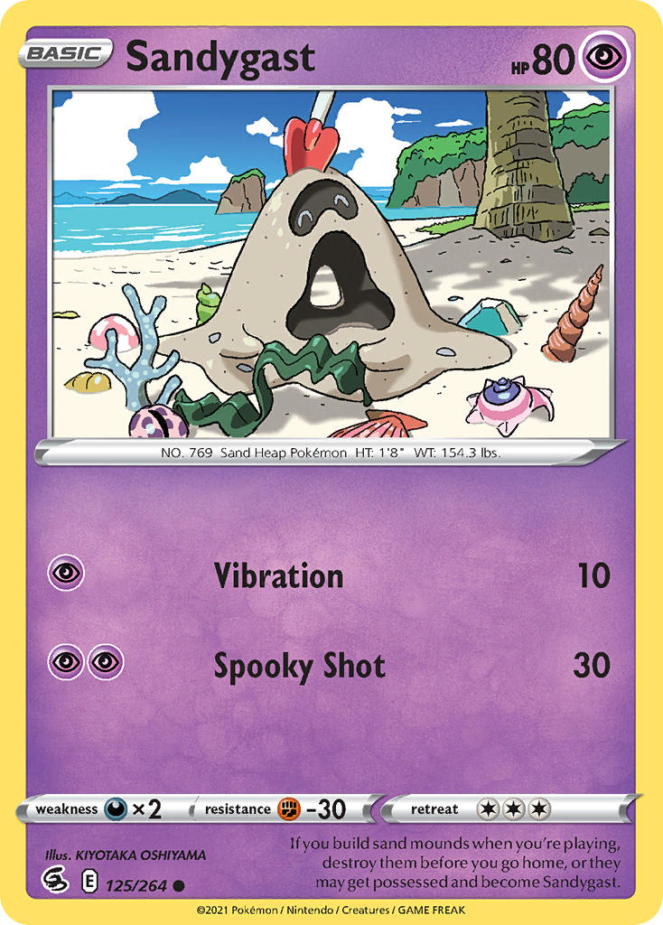 Sandygast - Fusion Strike (Common) [FST-125] English / Near Mint / Normal