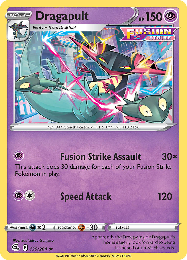 Dragapult - Fusion Strike (Holo Rare) [FST-130] English / Near Mint / Normal