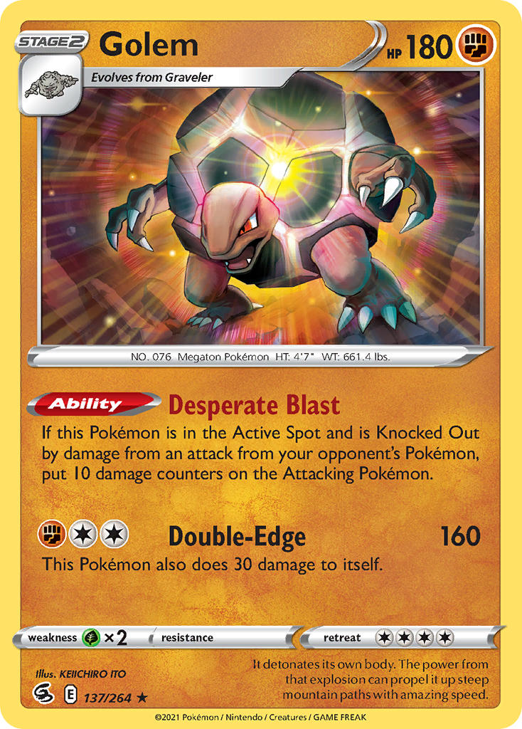Golem - Fusion Strike (Rare) [FST-137] English / Near Mint / Normal