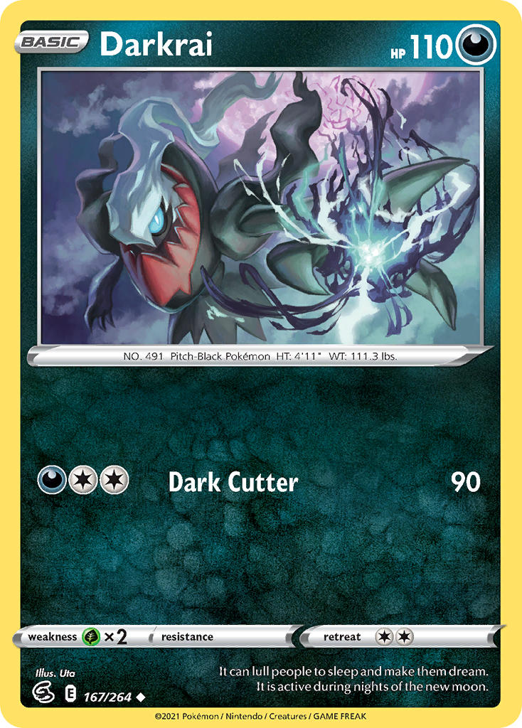 Darkrai - Fusion Strike (Uncommon) [FST-167] English / Near Mint / Normal