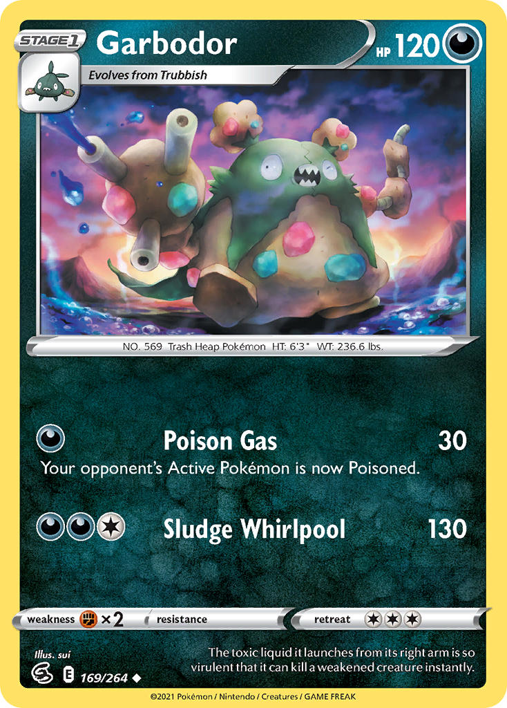 Garbodor - Fusion Strike (Uncommon) [FST-169] English / Near Mint / Normal