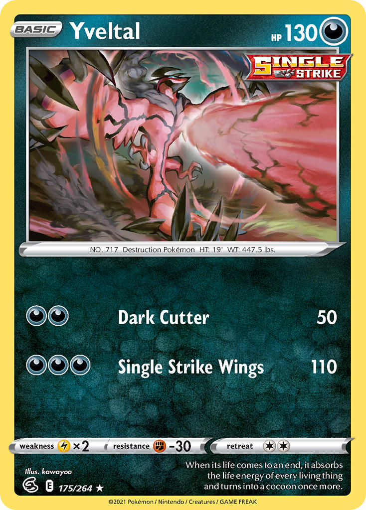 Yveltal - Fusion Strike (Rare) [FST-175] English / Near Mint / Normal