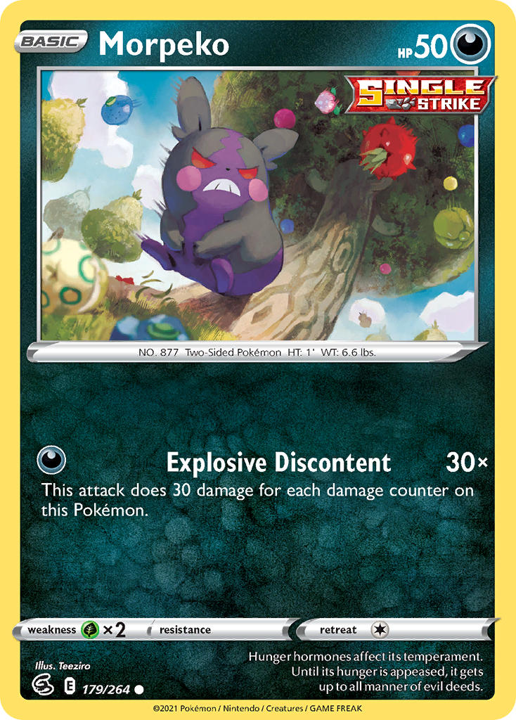 Morpeko - Fusion Strike (Common) [FST-179] English / Near Mint / Normal