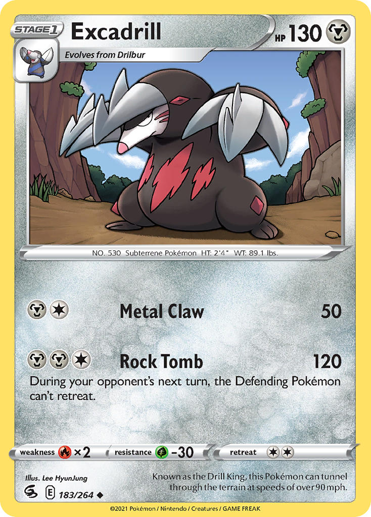 Excadrill - Fusion Strike (Uncommon) [FST-183] English / Near Mint / Normal