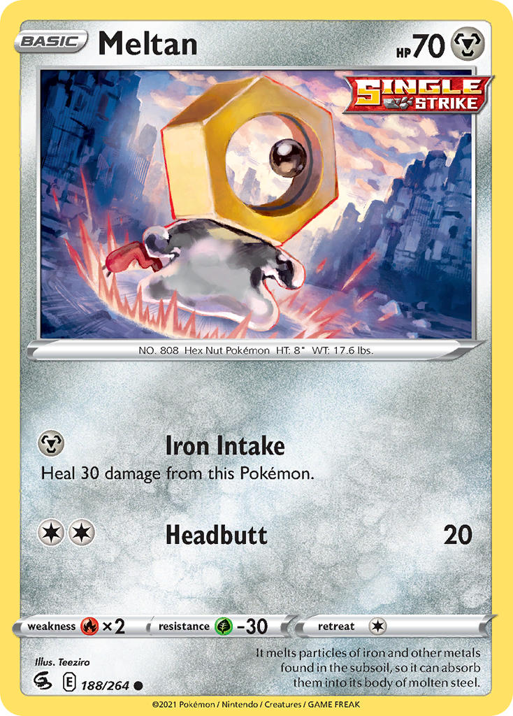 Meltan - Fusion Strike (Common) [FST-188] English / Near Mint / Normal