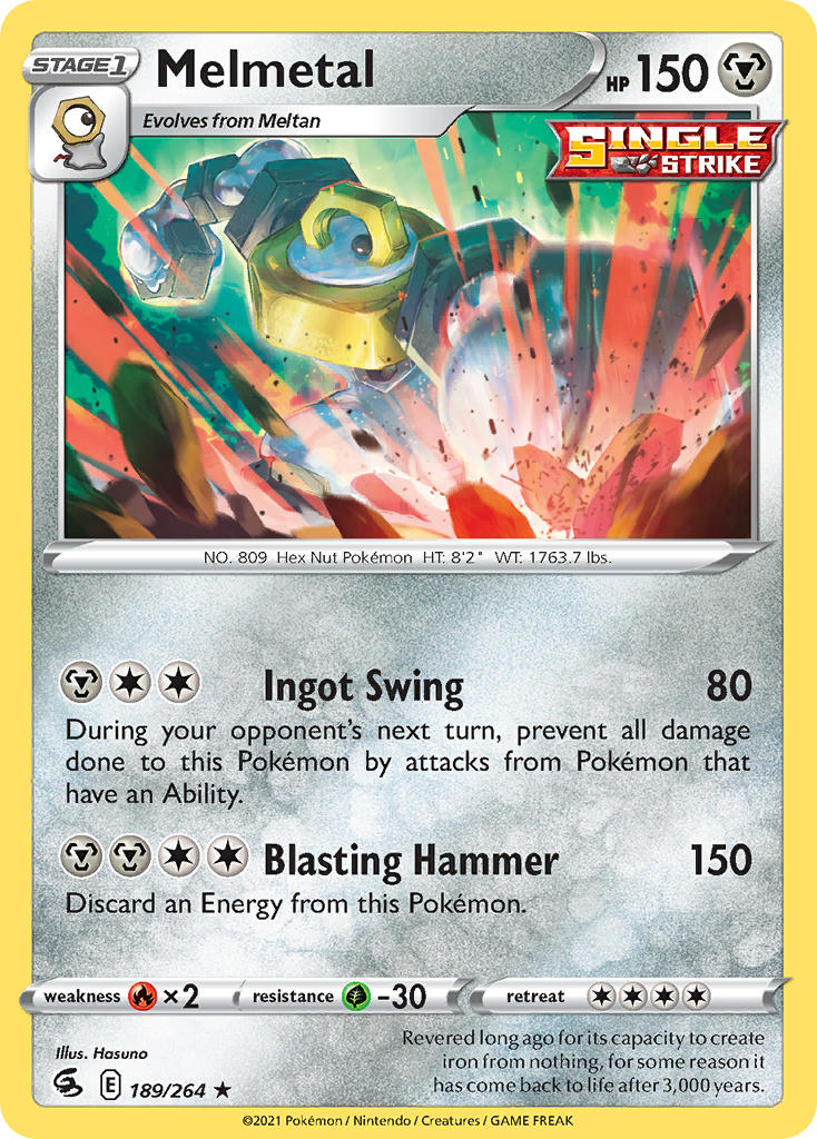 Melmetal - Fusion Strike (Holo Rare) [FST-189] English / Near Mint / Normal