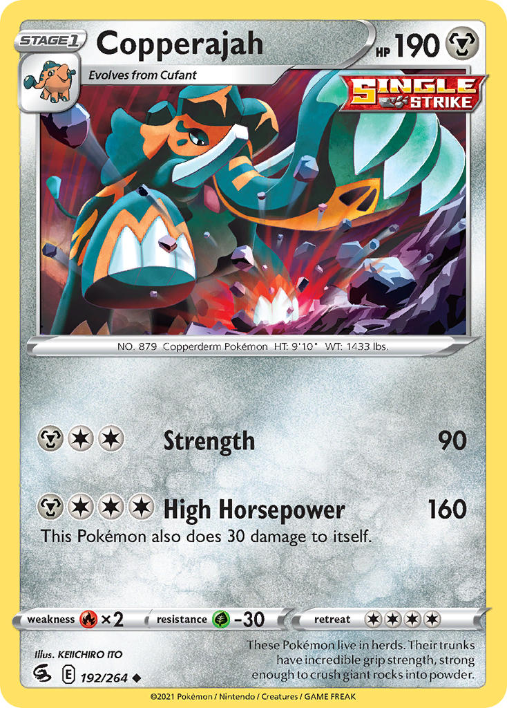 Copperajah - Fusion Strike (Uncommon) [FST-192] English / Near Mint / Normal