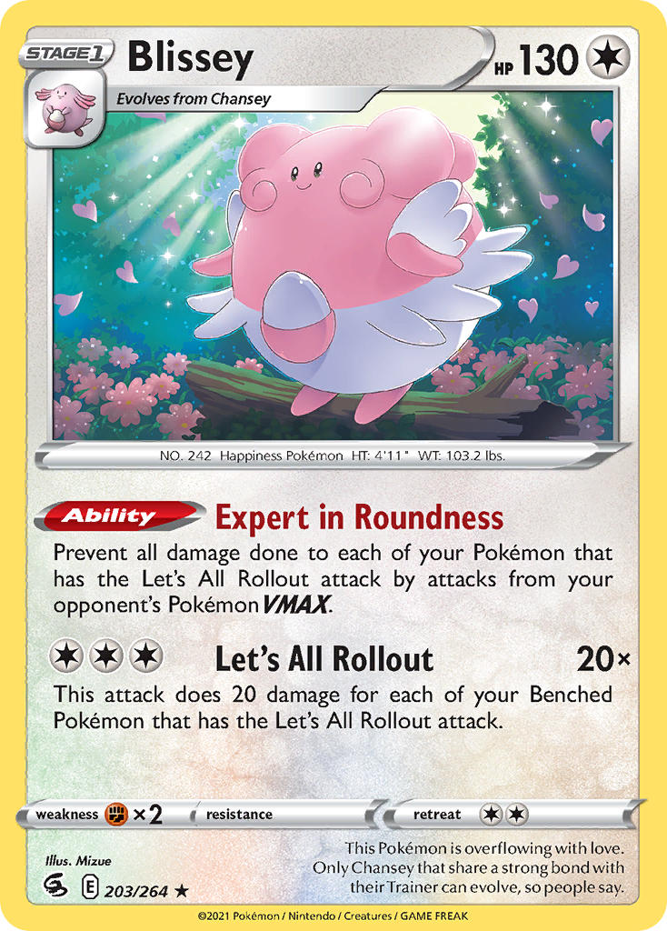 Blissey - Fusion Strike (Rare) [FST-203] English / Near Mint / Normal