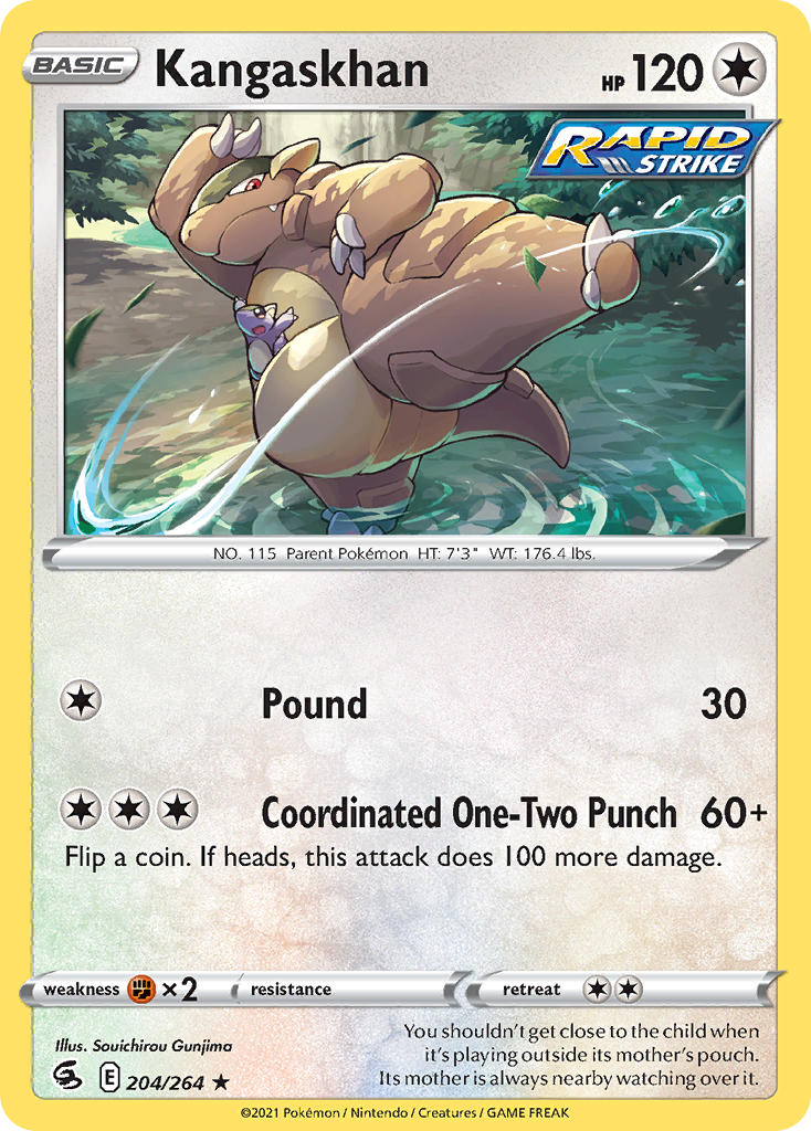 Kangaskhan - Fusion Strike (Rare) [FST-204] English / Near Mint / Normal