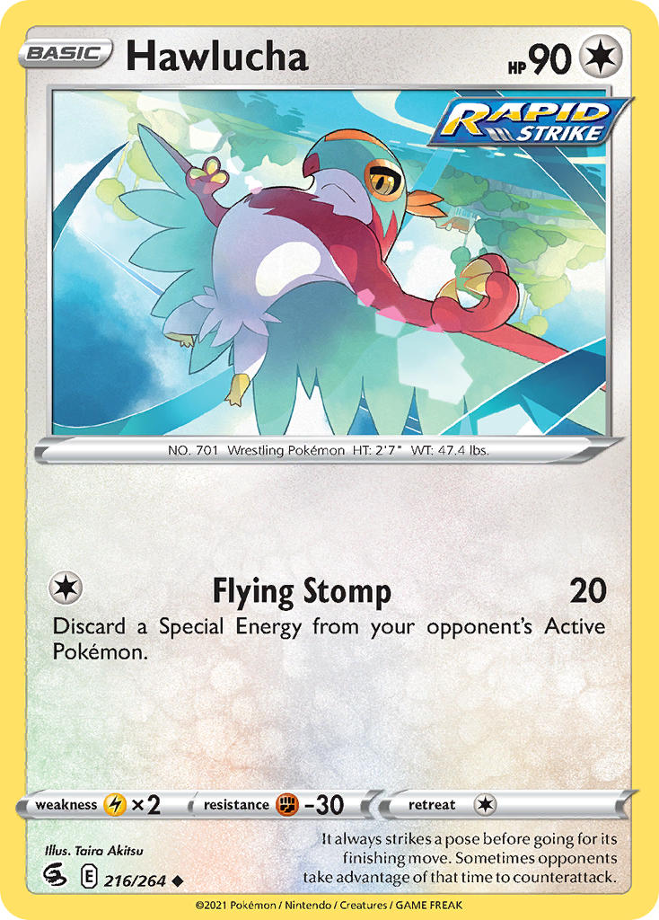 Hawlucha - Fusion Strike (Uncommon) [FST-216] English / Near Mint / Normal