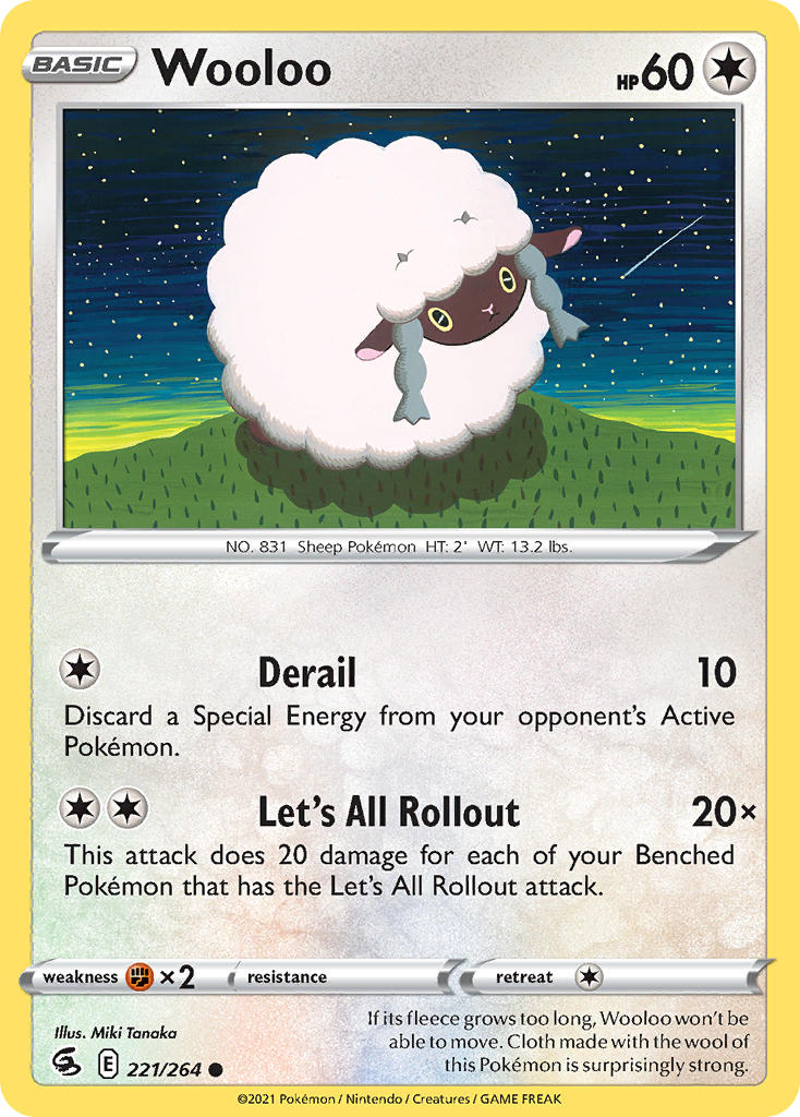 Wooloo - Fusion Strike (Common) [FST-221] English / Near Mint / Normal