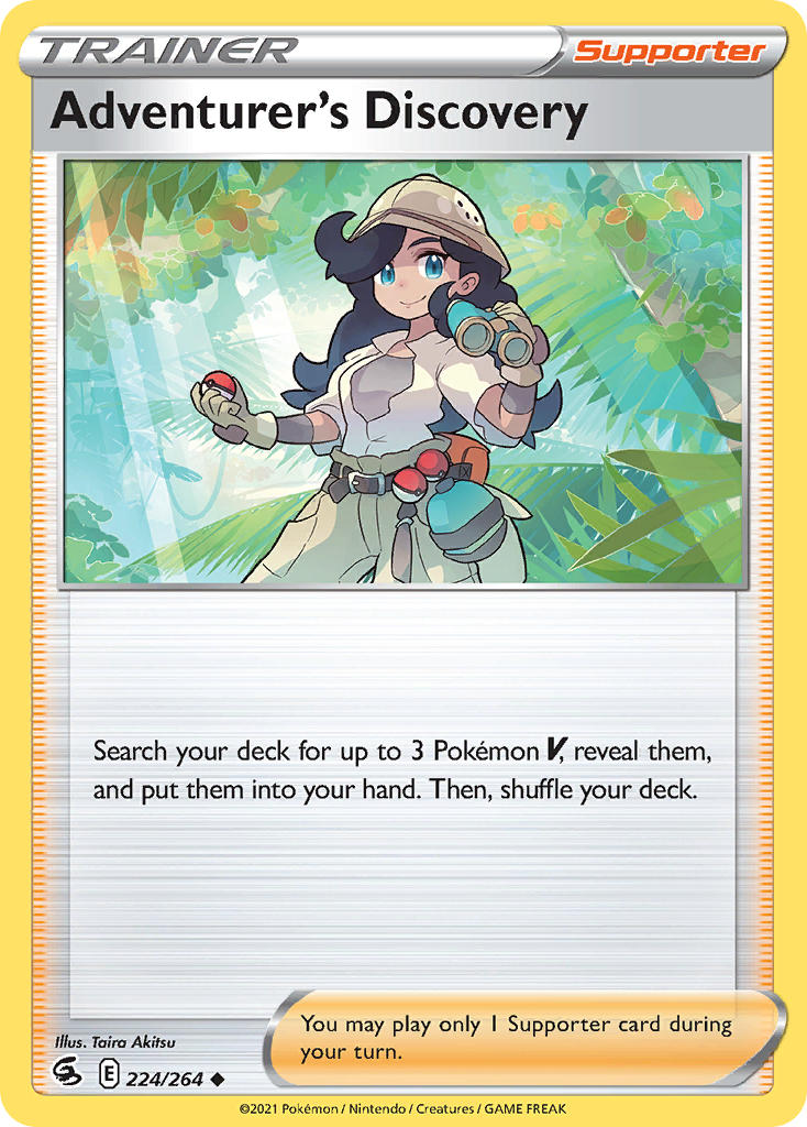 Adventurer's Discovery - Fusion Strike (Uncommon) [FST-224] English / Near Mint / Normal