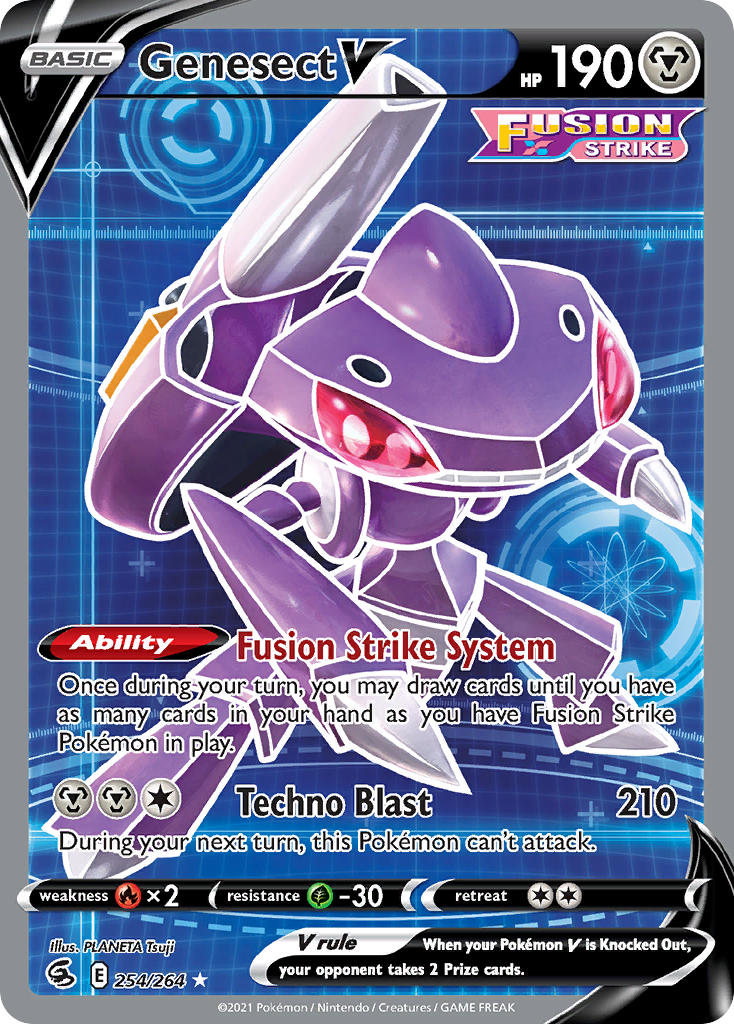 Genesect V - Fusion Strike (Ultra Rare) [FST-254] English / Near Mint / Normal