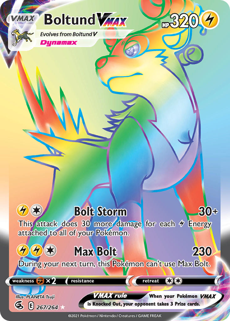 Boltund VMAX - Fusion Strike (Secret Rare) [FST-267] English / Near Mint / Normal