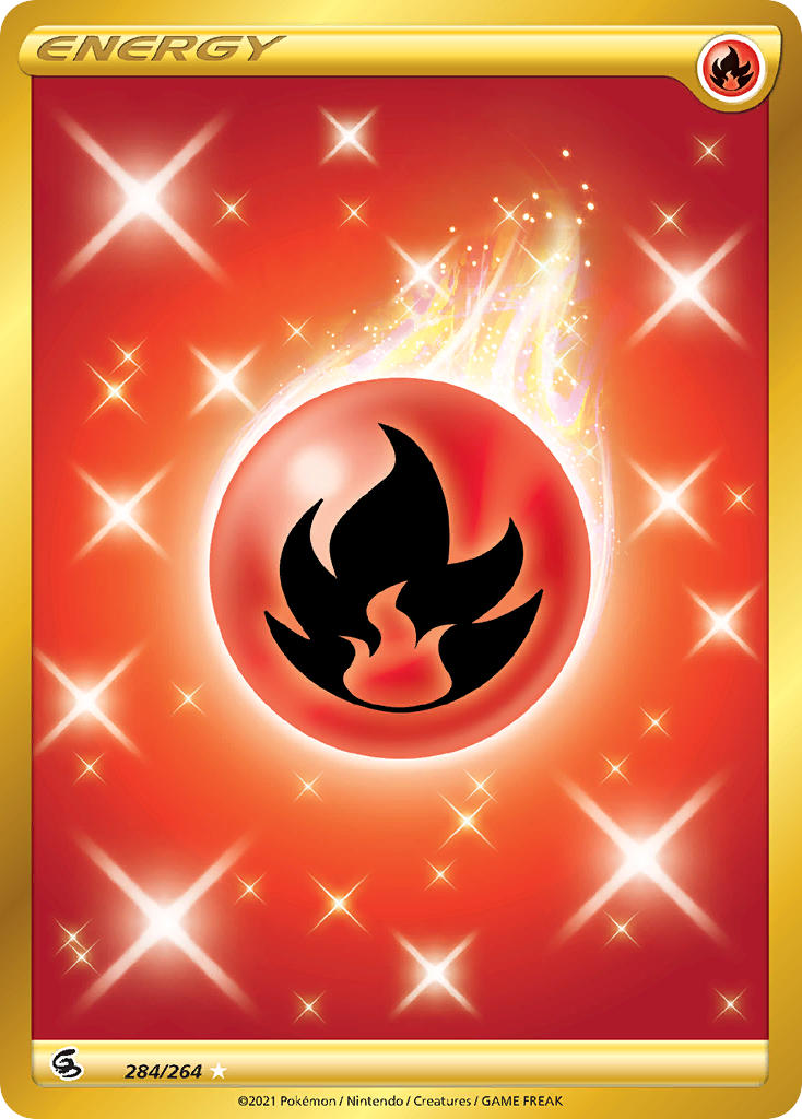 Fire Energy - Fusion Strike (Secret Rare) [FST-284] English / Near Mint / Normal