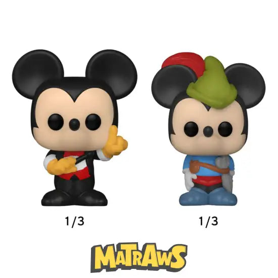 Funko Bitty Pop! - Disney: Goofy 4-Pack Action- Og Legetøjsfigurer