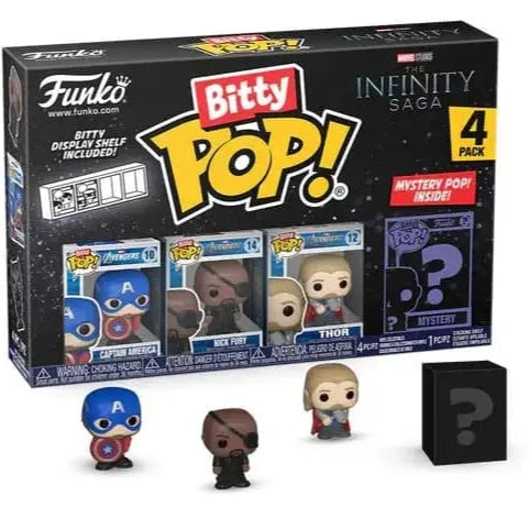 Funko Bitty POP! - Marvel: Captain America 4-Pack - Action-