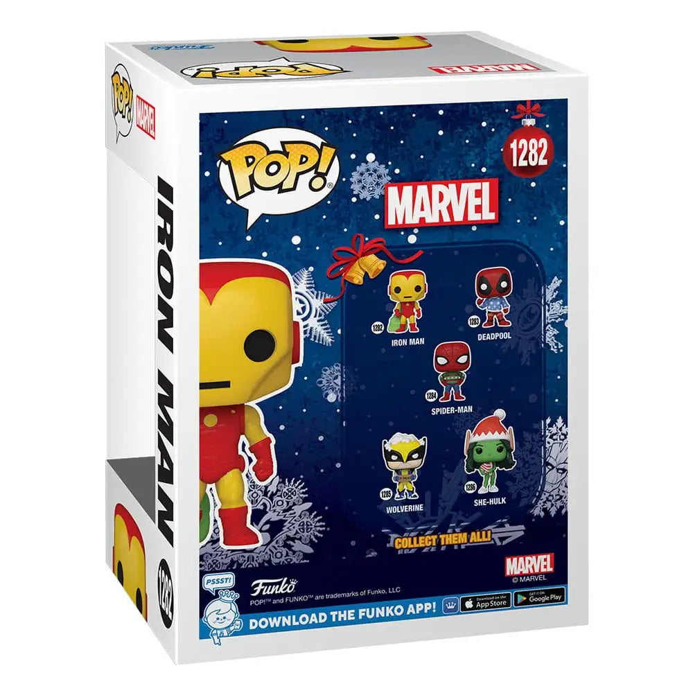 Funko POP! - Marvel Holiday: Iron Man with Bag #1282