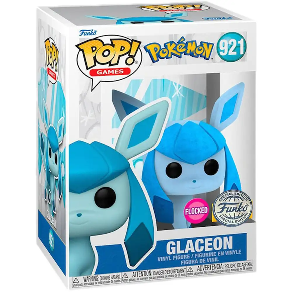 Funko POP! - Pokémon: Glaceon (Flocked) - Special Edition