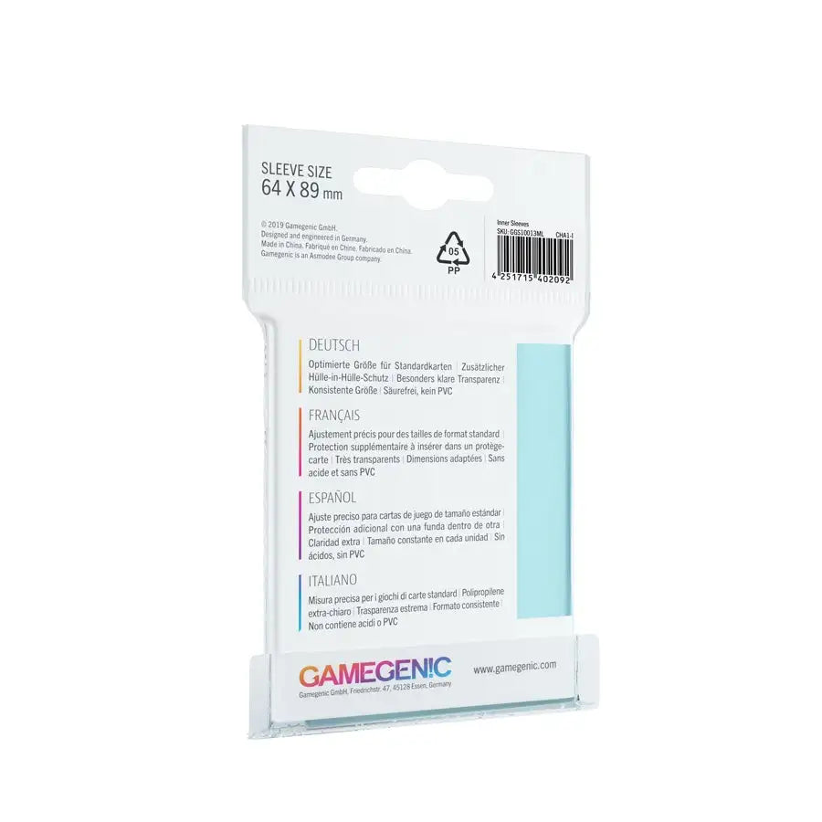 Inner Sleeves (100 stk.) Sleeves Gamegenic 
