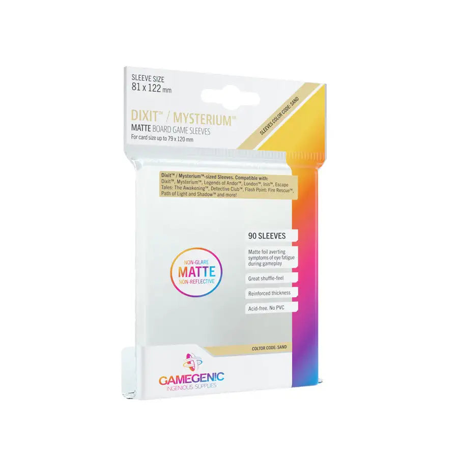 Gamegenic: Matte Dixit Sleeves (81x122mm) - 90 stk. Sleeves Gamegenic 