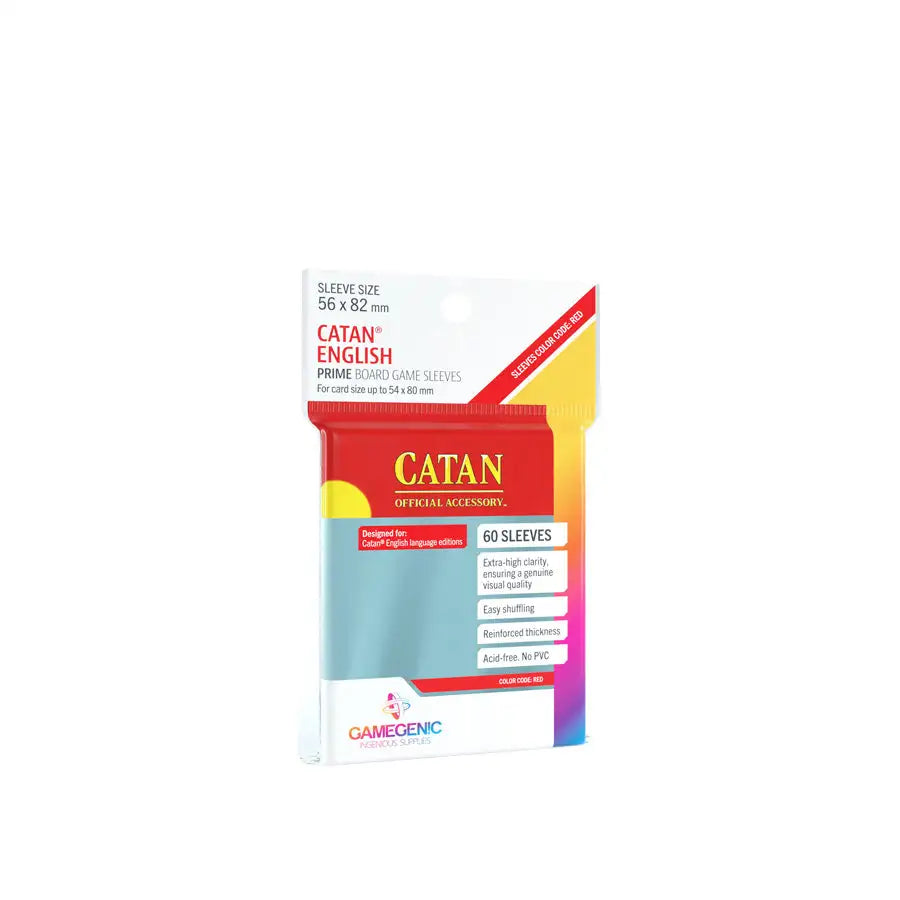 GameGenic: Prime Catan Sleeves (56x82mm) - 60 stk. Sleeves Gamegenic 