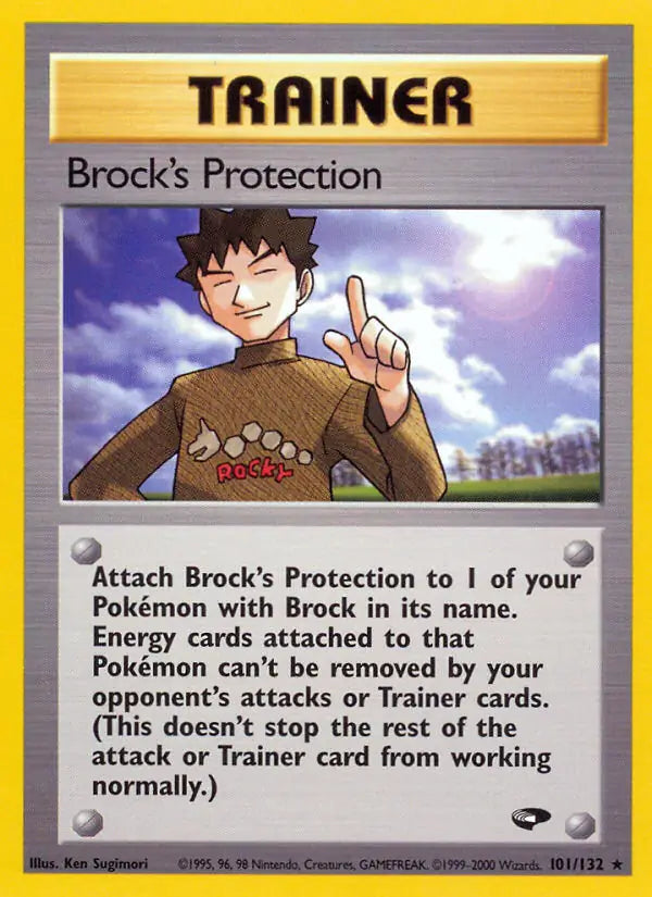 Brock's Protection⁣ - Gym Challenge⁣ (Rare)⁣ [101] English / Excellent / Normal