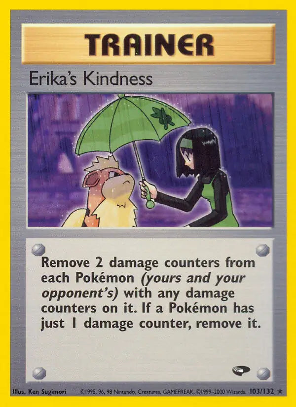 Erika's Kindness⁣ - Gym Challenge⁣ (Rare)⁣ [103] English / Played / Normal