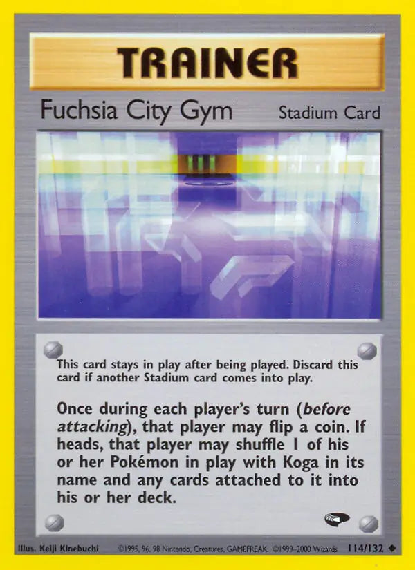 Fuchsia City Gym⁣ - Gym Challenge⁣ (Uncommon)⁣ [114] English / Excellent / Normal