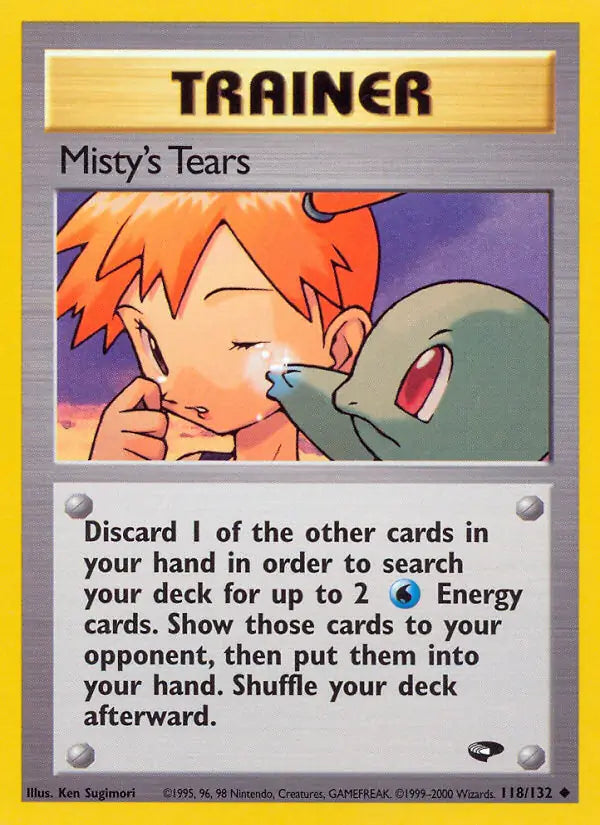 Misty's Tears⁣ - Gym Challenge⁣ (Uncommon)⁣ [118] English / Near Mint / Normal