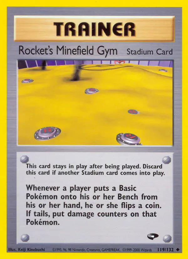 Rocket's Minefield Gym⁣ - Gym Challenge⁣ (Uncommon)⁣ [119] English / Played / Normal