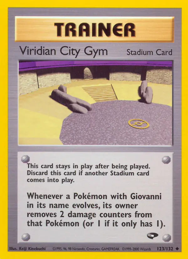 Viridian City Gym⁣ - Gym Challenge⁣ (Uncommon)⁣ [123] English / Near Mint / 1st-Edition