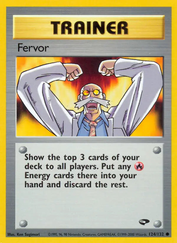 Fervor⁣ - Gym Challenge⁣ (Common)⁣ [124] English / Near Mint / 1st-Edition