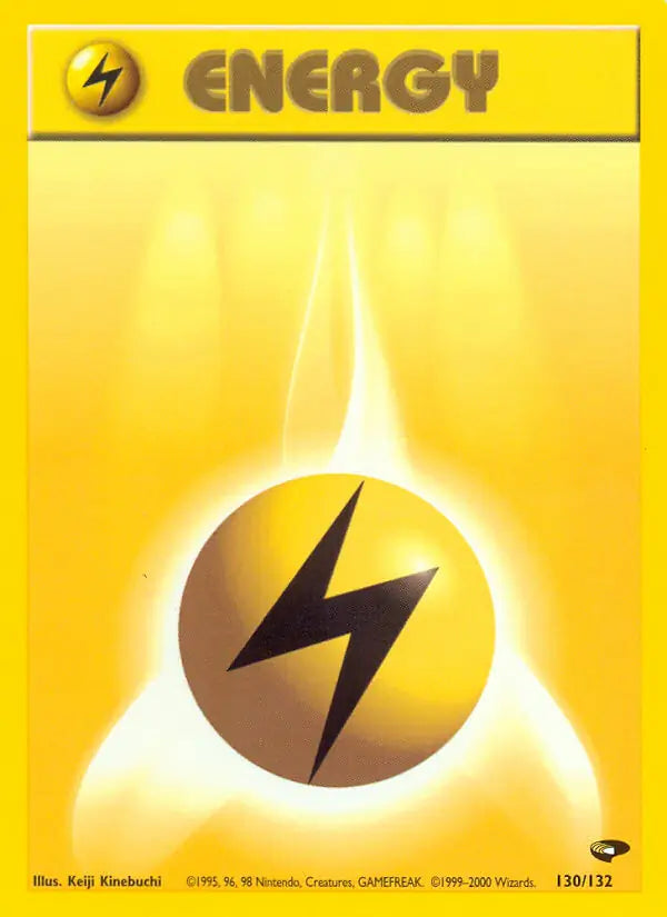 Lightning Energy⁣ - Gym Challenge⁣ (Common)⁣ [130] English / Excellent / Normal