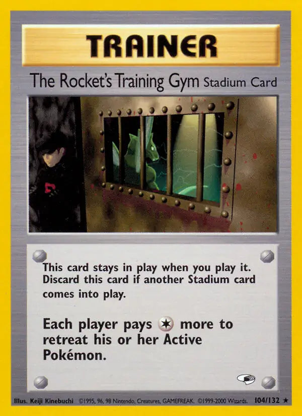 The Rocket's Training Gym⁣ - Gym Heroes⁣ (Rare)⁣ [104] English / Good / Normal