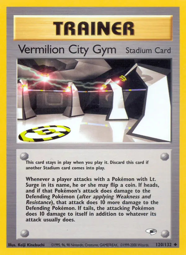 Vermilion City Gym⁣ - Gym Heroes⁣ (Uncommon)⁣ [120] English / Played / Normal