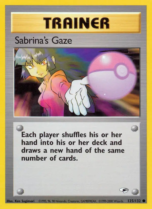 Sabrina's Gaze⁣ - Gym Heroes⁣ (Common)⁣ [125] English / Near Mint / 1st-Edition