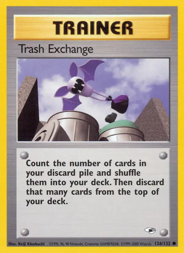 Trash Exchange⁣ - Gym Heroes⁣ (Common)⁣ [126] English / Near Mint / 1st-Edition