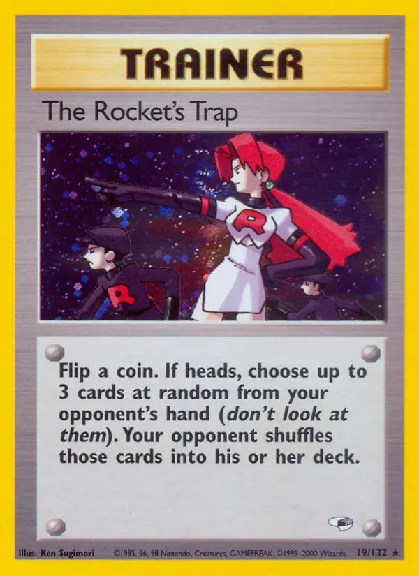 The Rocket's Trap⁣ - Gym Heroes⁣ (Holo Rare)⁣ [19] English / Excellent / Normal