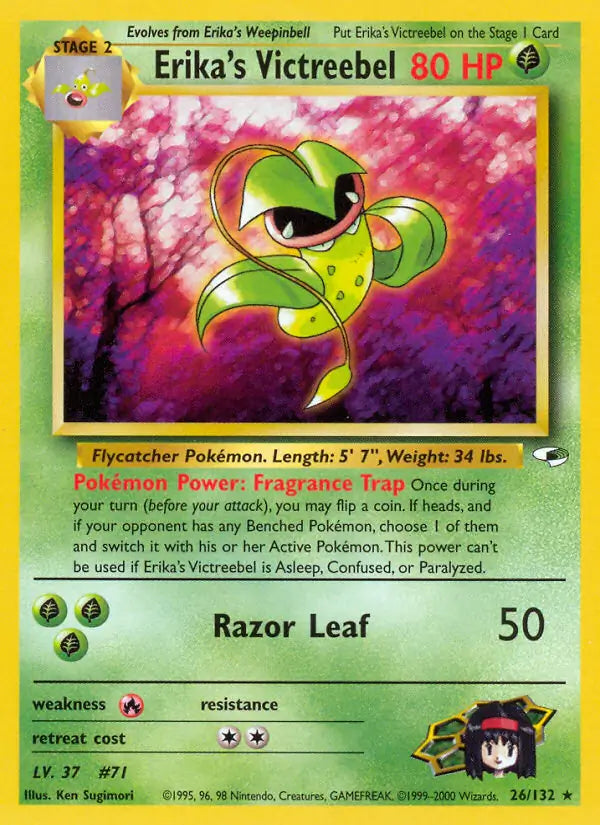 Erika's Victreebel⁣ - Gym Heroes⁣ (Rare)⁣ [26] English / Light Played / Normal