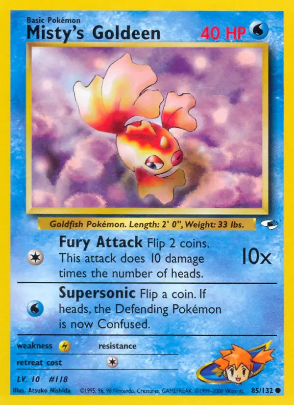 Misty's Goldeen⁣ - Gym Heroes⁣ (Common)⁣ [85] English / Near Mint / 1st-Edition