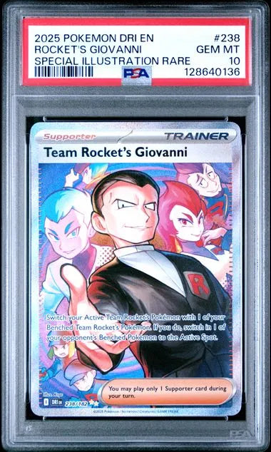 Team Rocket's Giovanni - Destined Rivals (Special Illustration Rare) [238] Kortspil