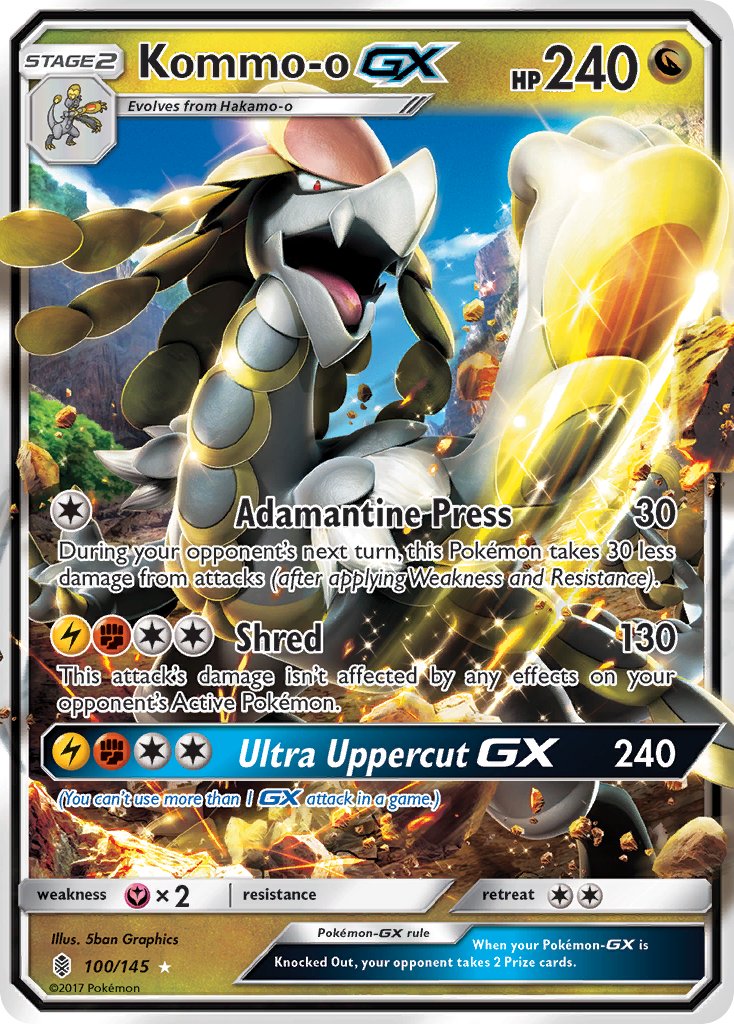 Kommo-o GX - Guardians Rising (Ultra Rare) [GRI-100] English / Near Mint / Normal