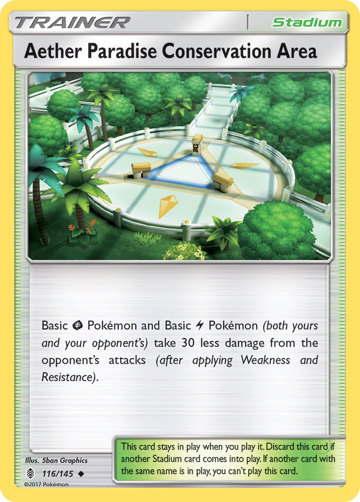 Aether Paradise Conservation Area - Guardians Rising (Uncommon) [GRI-116] English / Near Mint / Normal