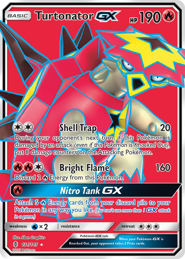 Turtonator GX - Guardians Rising (Ultra Rare) [GRI-131] English / Near Mint / Normal