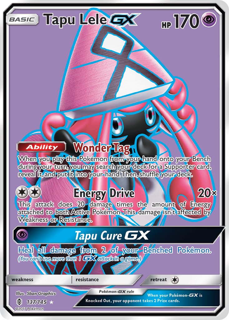 Tapu Lele GX - Guardians Rising (Ultra Rare) [GRI-137] English / Near Mint / Normal