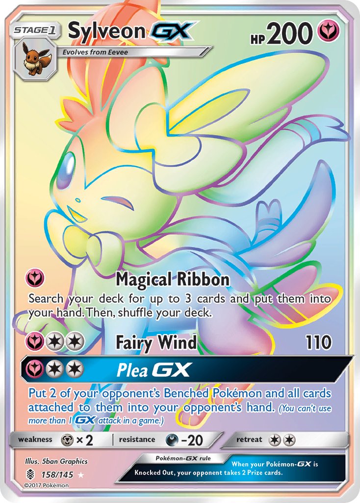 Sylveon GX - Guardians Rising (Secret Rare) [GRI-158] English / Near Mint / Normal